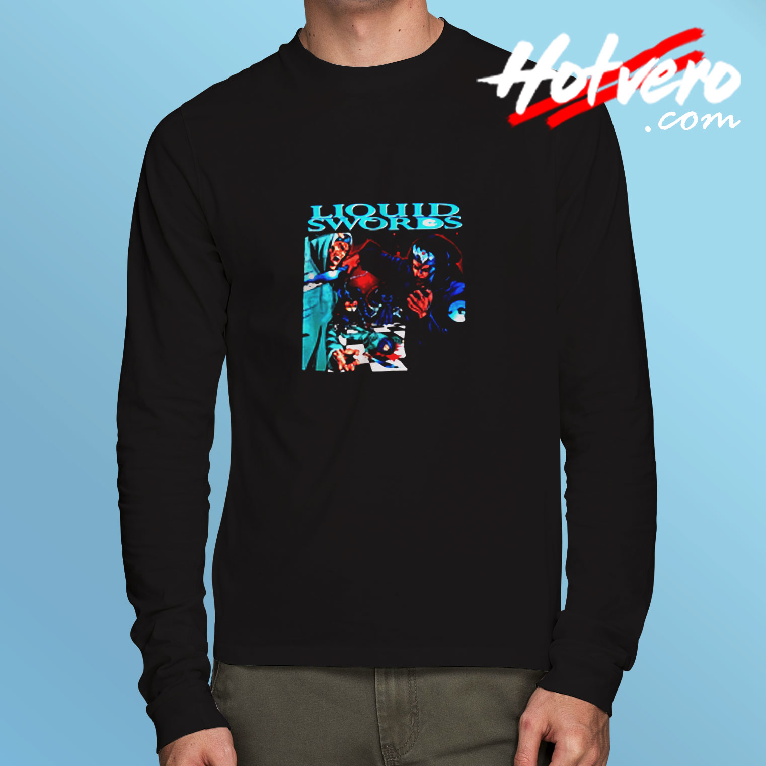 Retro Supreme Liquid Swords Long Sleeve T shirt