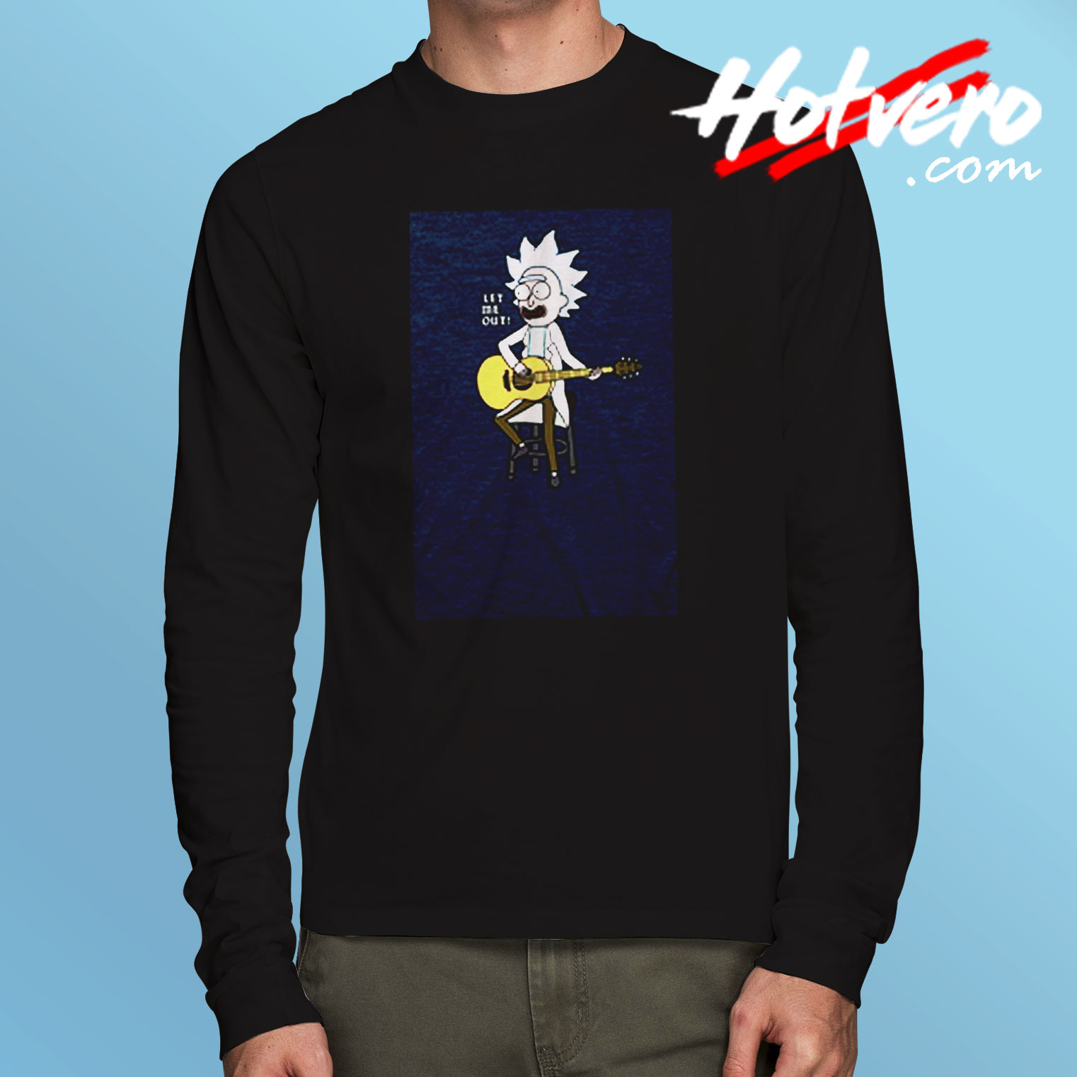 Rick And Morty Let Me Out Tiny Rick Long Sleeve T shirt