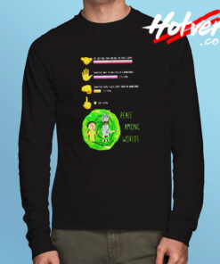 Rick And Morty Long Sleeve T shirt