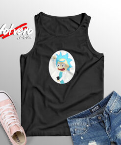 Rick And Morty Selfie Tiny Rick Girls Aesthetic Sleeveless Shirt
