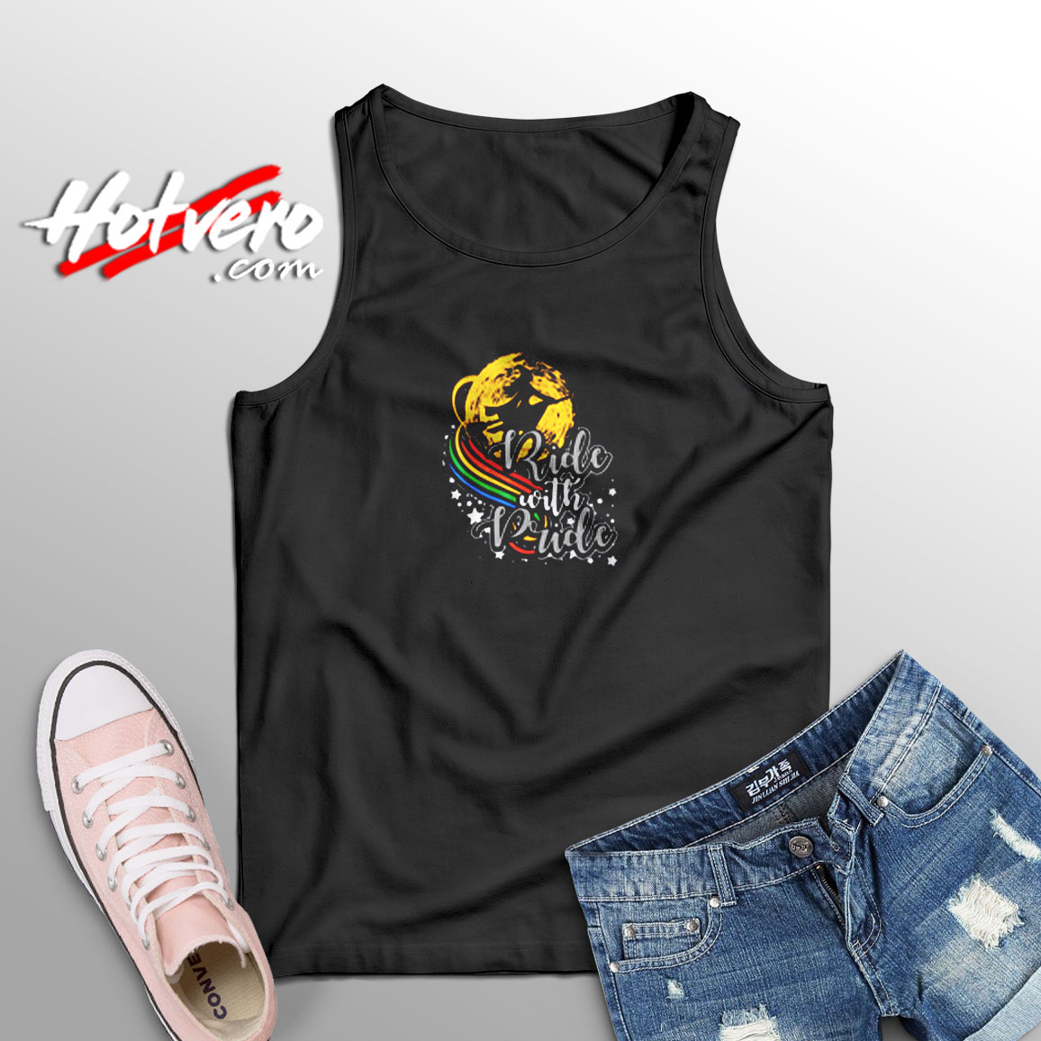 Ride With Pride Halloween Aesthetic Sleeveless Shirt