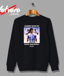 Rip Diego Maradona Legend Football Urban Sweatshirt
