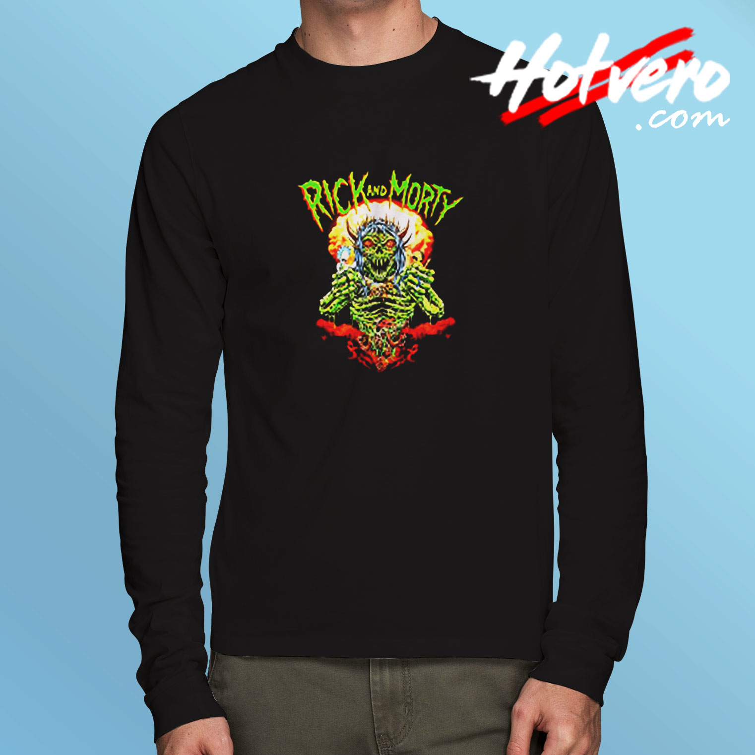 Ripple Junction Rick And Morty Nuclea Long Sleeve T shirt