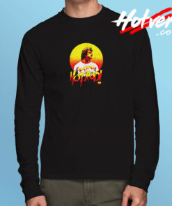 Roddy Piper Wrestler Hotrod Long Sleeve T shirt
