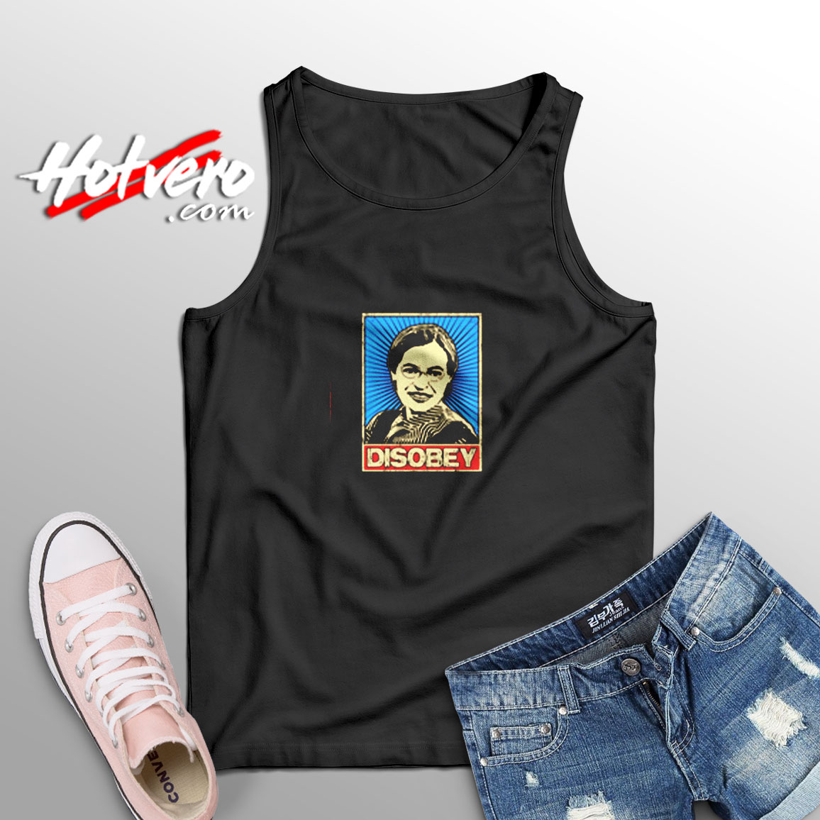 Rosa Parks Rosa Parks Disobey Aesthetic Sleeveless Shirt