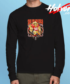 San Francisco Fan Fantasy Footballs Long Sleeve T shirt