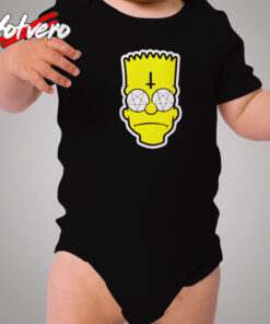 Satanic Bart Simpson Cozy Baby Onesies