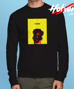 Savage 21 Savage Cover Long Sleeve T shirt
