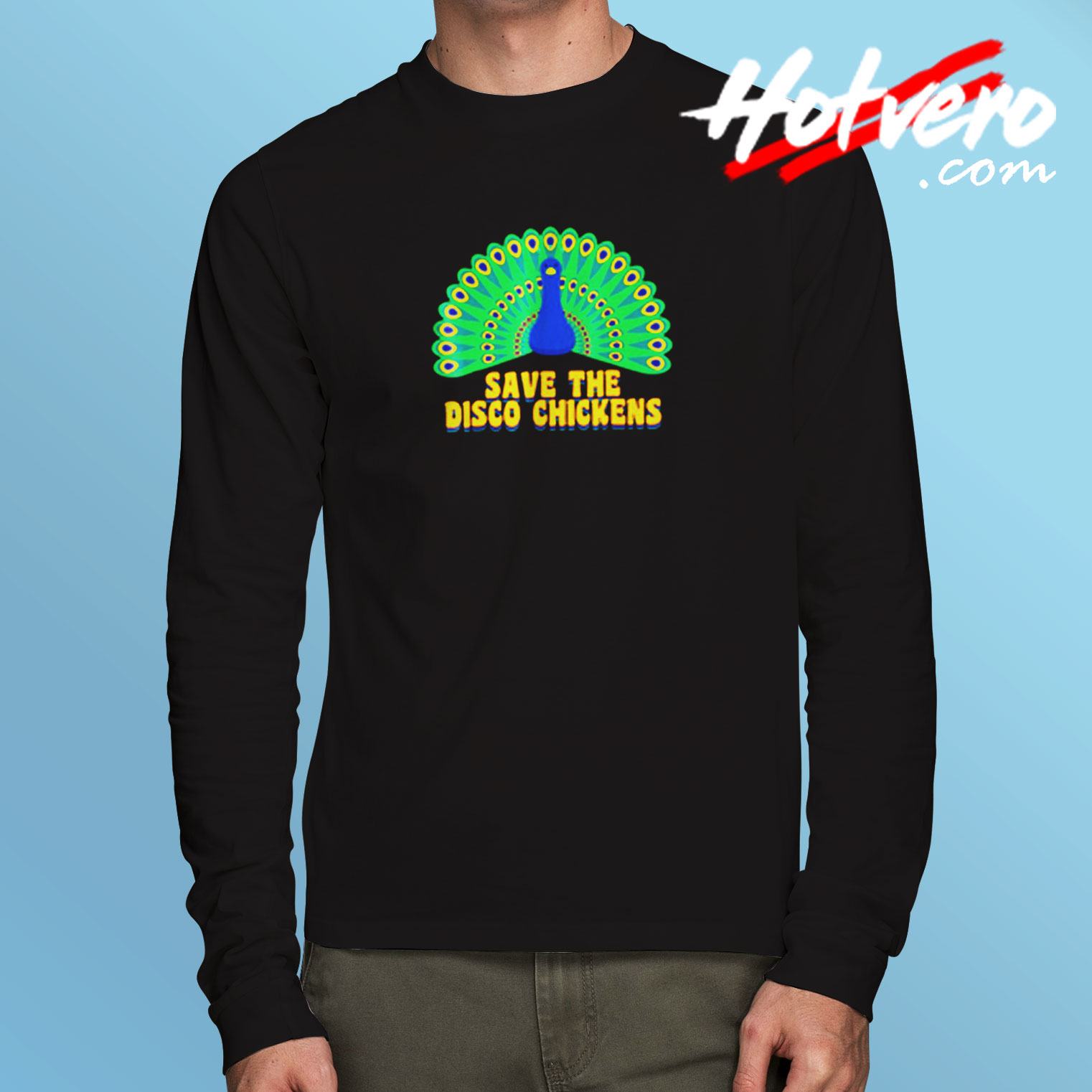 Save The Disco Chickens Long Sleeve T shirt