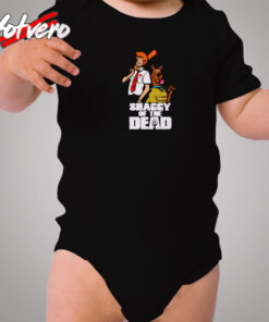 Shaggy Of The Dead Scoobydoo Mystery Cozy Baby Onesies