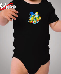 Simpsons Cozy Baby Onesies