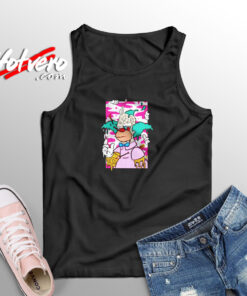 Simpsons Krusty The Clown With An Arrow Aesthetic Sleeveless Shirt