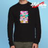 Simpsons Krusty The Clown With An Arrow Long Sleeve T shirt