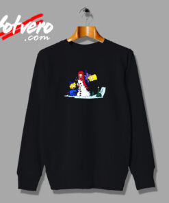 Simpsons Winter Lisa And Bart Simpson Urban Sweatshirt