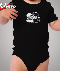 Skull Love At First Fright Cozy Baby Onesies