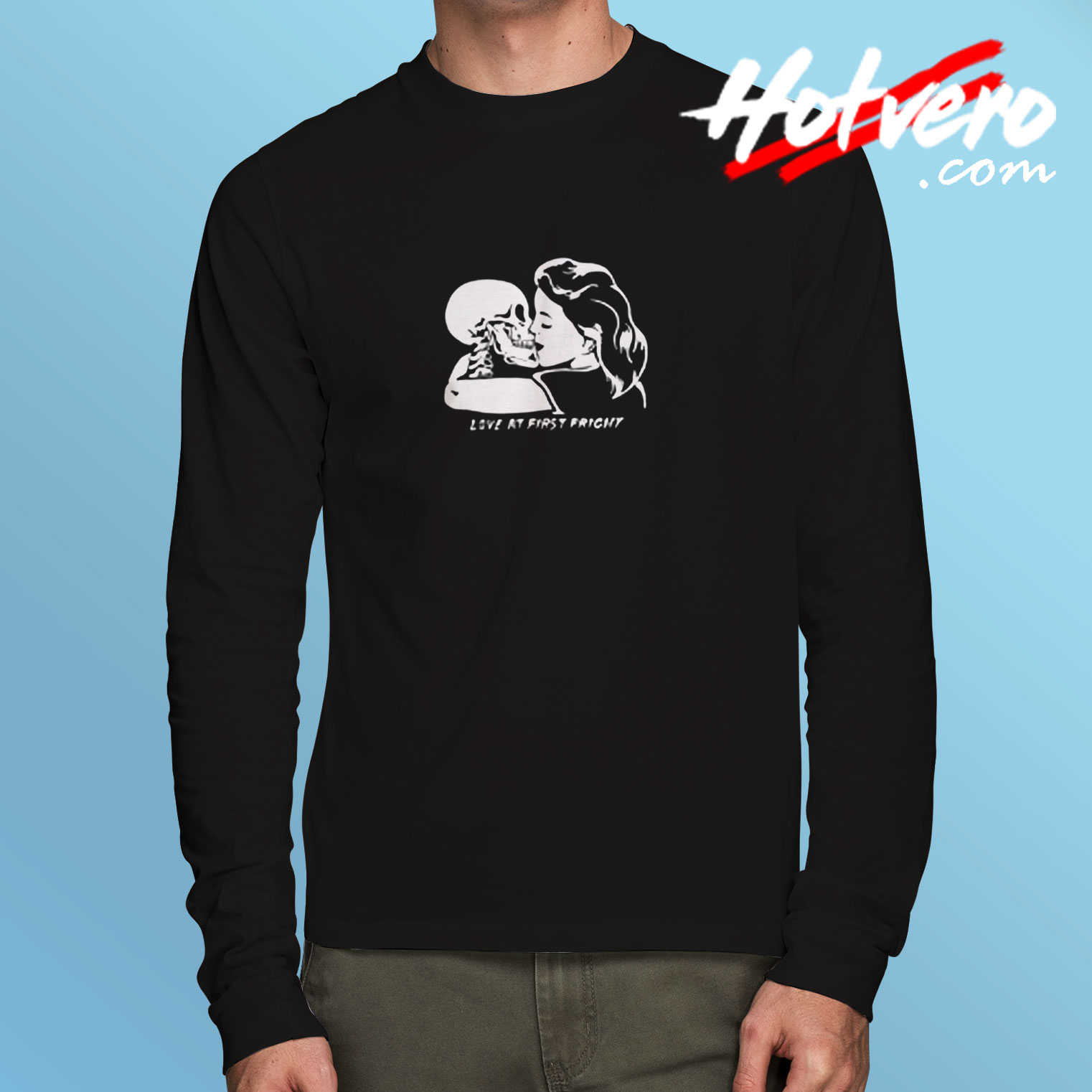 Skull Love At First Fright Long Sleeve T shirt