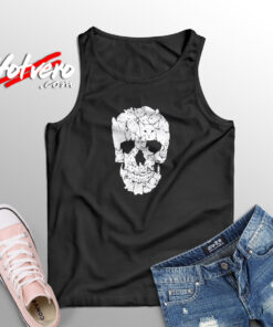 Skull Of Cats Cool Aesthetic Sleeveless Shirt