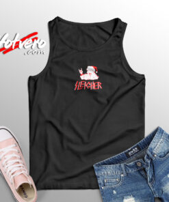 Sleigher Santa Heavy Metal Christmas Aesthetic Sleeveless Shirt