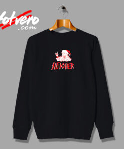 Sleigher Santa Heavy Metal Christmas Urban Sweatshirt
