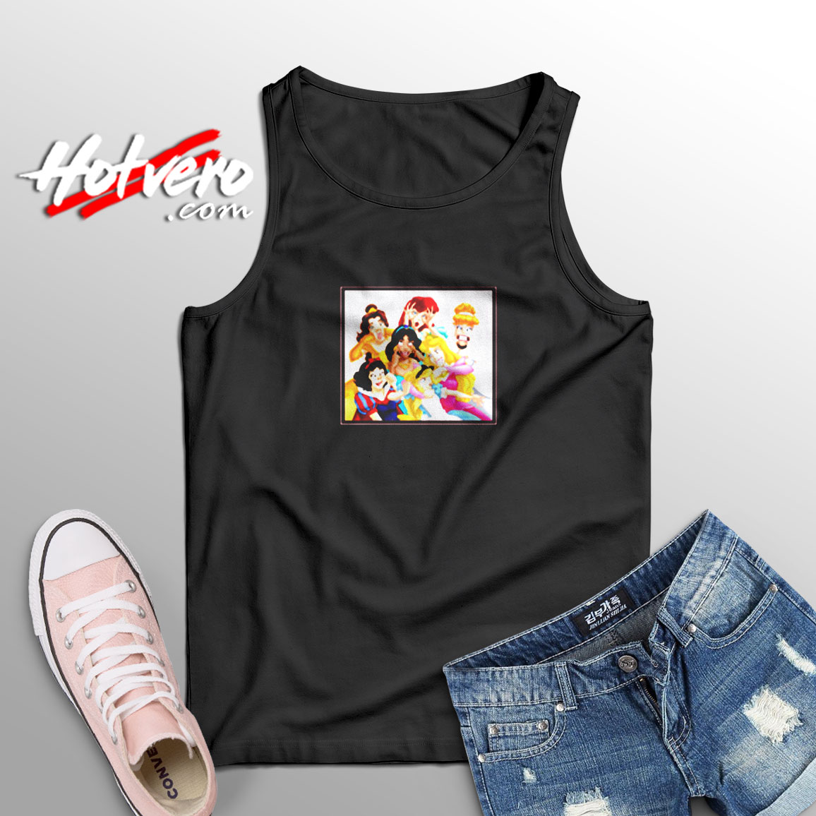 Smile For The Camera Aesthetic Sleeveless Shirt