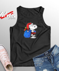 Snoopy Christmas Funny Snoopy Christmas Aesthetic Sleeveless Shirt