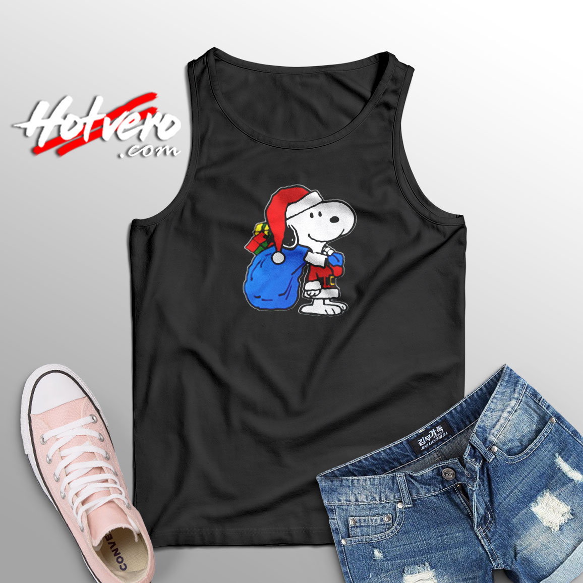 Snoopy Christmas Funny Snoopy Christmas Aesthetic Sleeveless Shirt