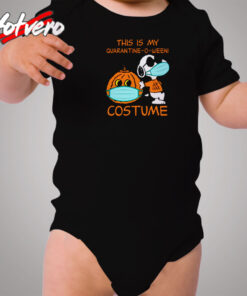 Snoopy Face Mask Joe Cool This Is My Quarantine O Ween Costume Cozy Baby Onesies