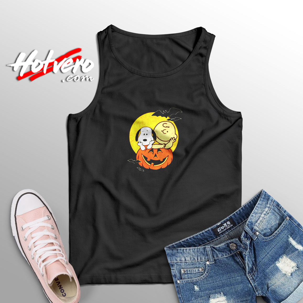Snoopy Halloween Cartoon Parody Aesthetic Sleeveless Shirt