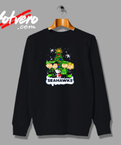 Snoopy Peanuts Seattle Seahawks Christmas Urban Sweatshirt