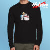 Snoopy Peanuts Snowman Christmas Long Sleeve T shirt