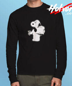 Snoopy X Brian Family Guy Mashup Custom Long Sleeve T shirt