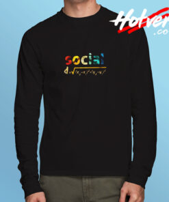 Social Distance Formula Math Long Sleeve T shirt