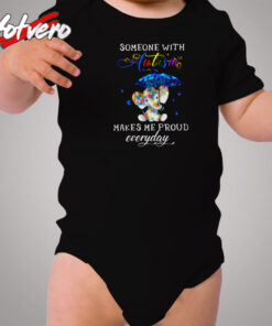 Someone With Autism Cozy Baby Onesies
