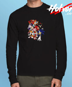Sonic Cast & Friends Ultimate Power Long Sleeve T shirt