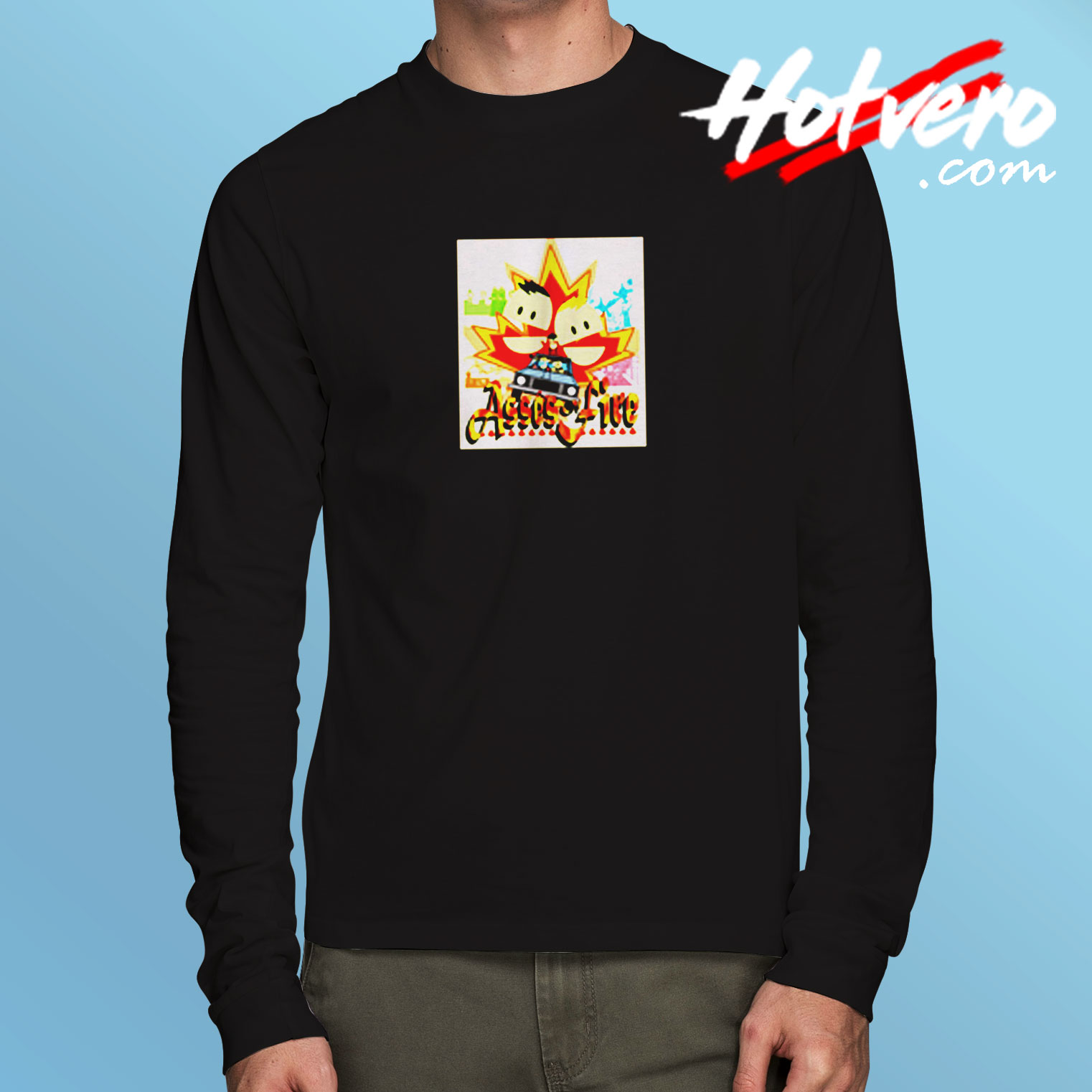 South Park And Phillip Asses Of Fire Long Sleeve T shirt