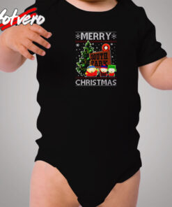 South Park Merry Christmas Knit Cozy Baby Onesies
