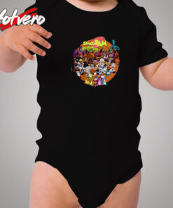 Space Jam English Retro Custom Cozy Baby Onesies