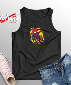 Spiderman Kid Riding Aesthetic Sleeveless Shirt