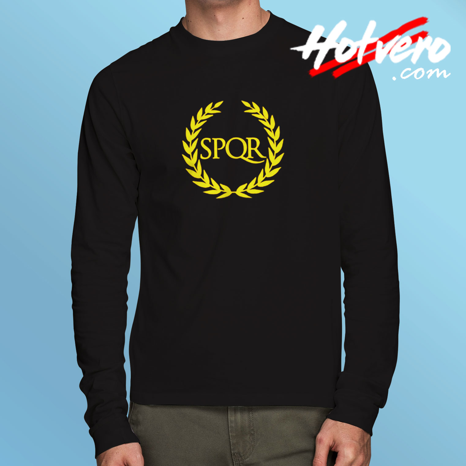 Spqr Shirt Purple I Senatus Populus Que Long Sleeve T shirt