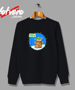Star Wars Yoda Mandalorian Lights Christmas Urban Sweatshirt