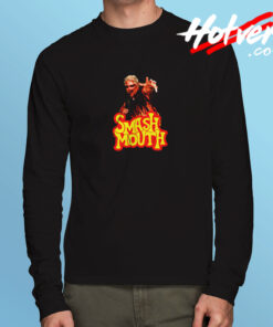 Steve Smash Smash Mounth Long Sleeve T shirt