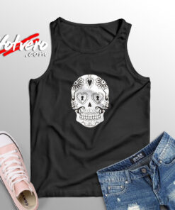 Sugar Skull Dolman Vintage Aesthetic Sleeveless Shirt