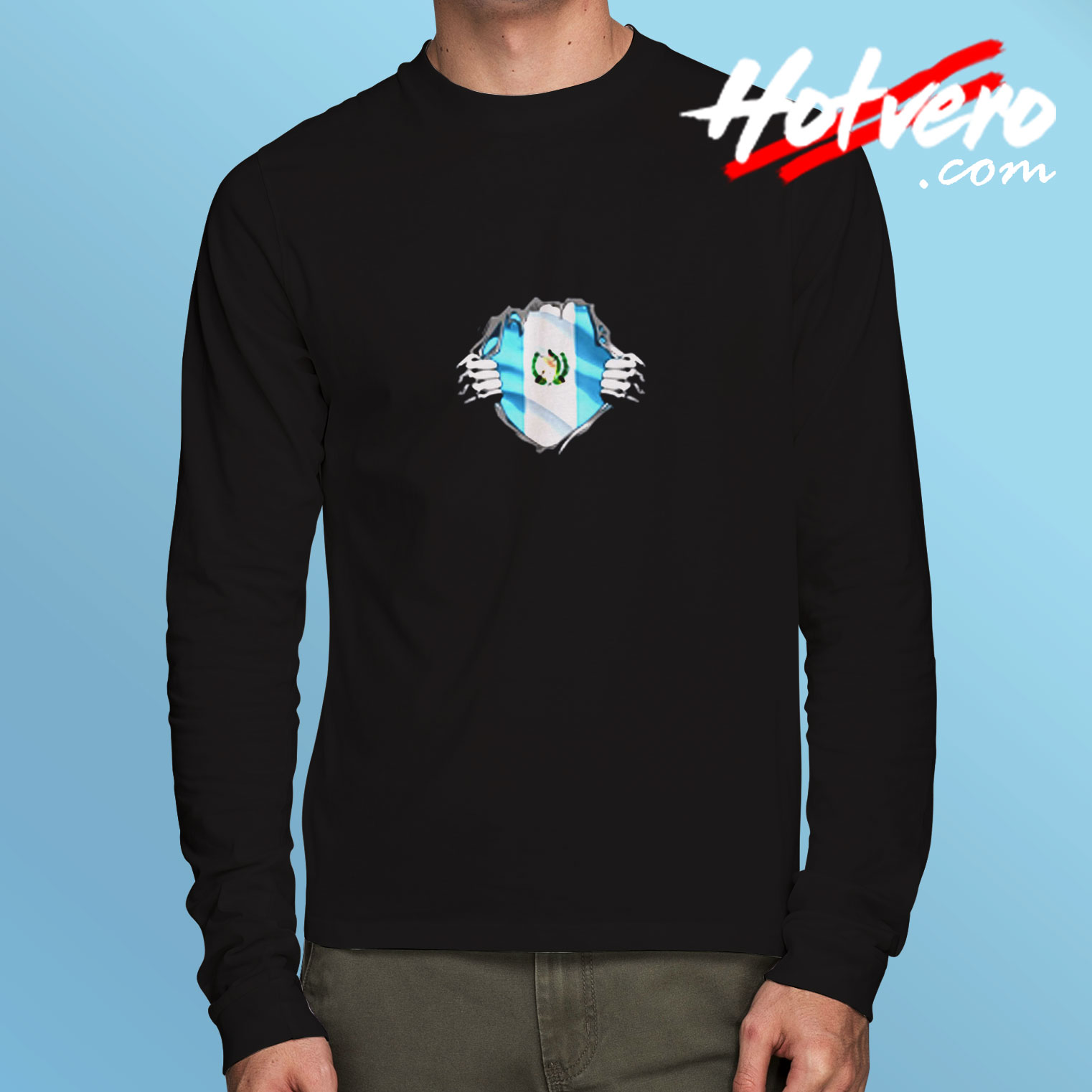Super Guatemalan Heritage Long Sleeve T shirt