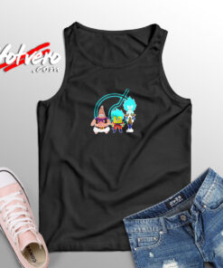 Super Saiyan Spongebob Patrick Funny Aesthetic Sleeveless Shirt