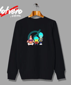 Super Saiyan Spongebob Patrick Funny Urban Sweatshirt