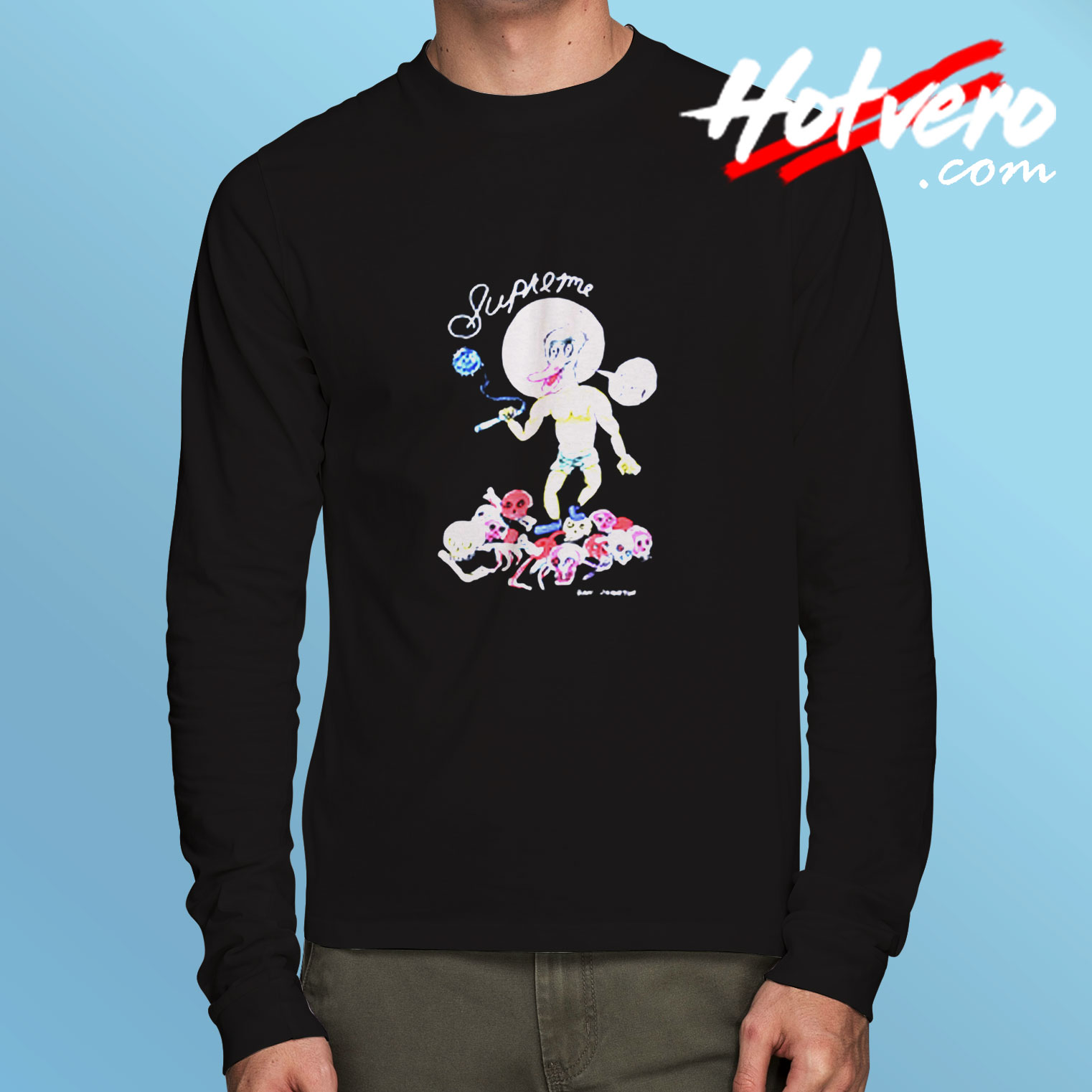 Supreme Daniel Johnston Kill Em All Long Sleeve T shirt