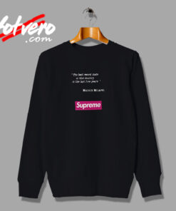 Supreme Malcolm Mclaren Duck Joint Urban Sweatshirt