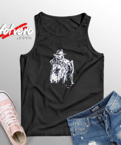 Supreme X Yohji Yamamoto Scribble Portrait Aesthetic Sleeveless Shirt
