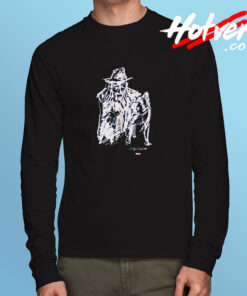 Supreme X Yohji Yamamoto Scribble Portrait Long Sleeve T shirt