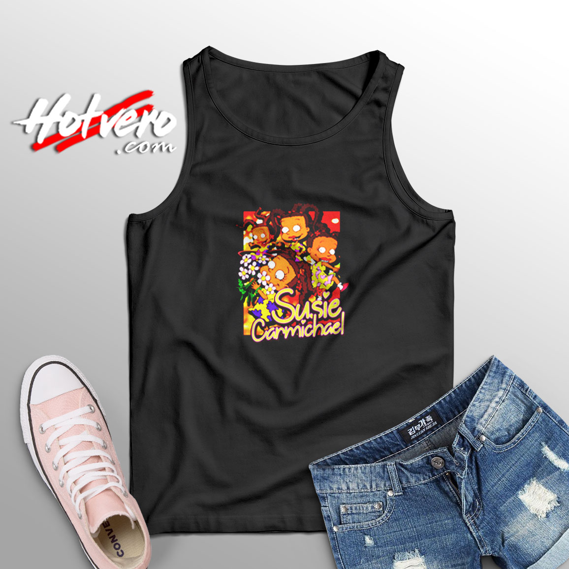 Susie Carmichael Rugrats Custom Aesthetic Sleeveless Shirt